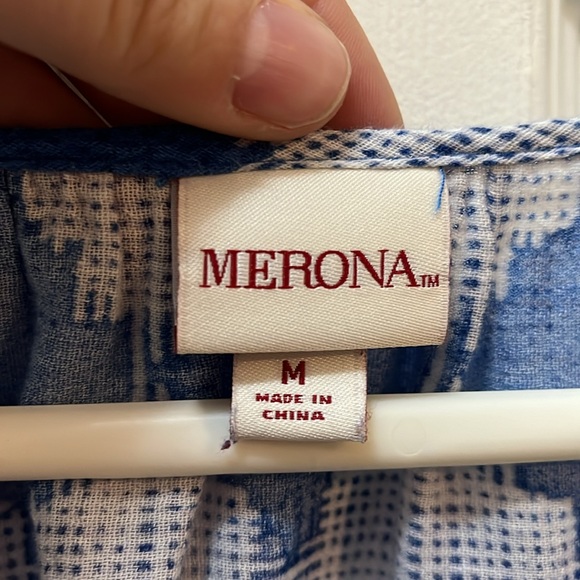 Merona Summer vibes Top size Medium - Picture 2 of 10